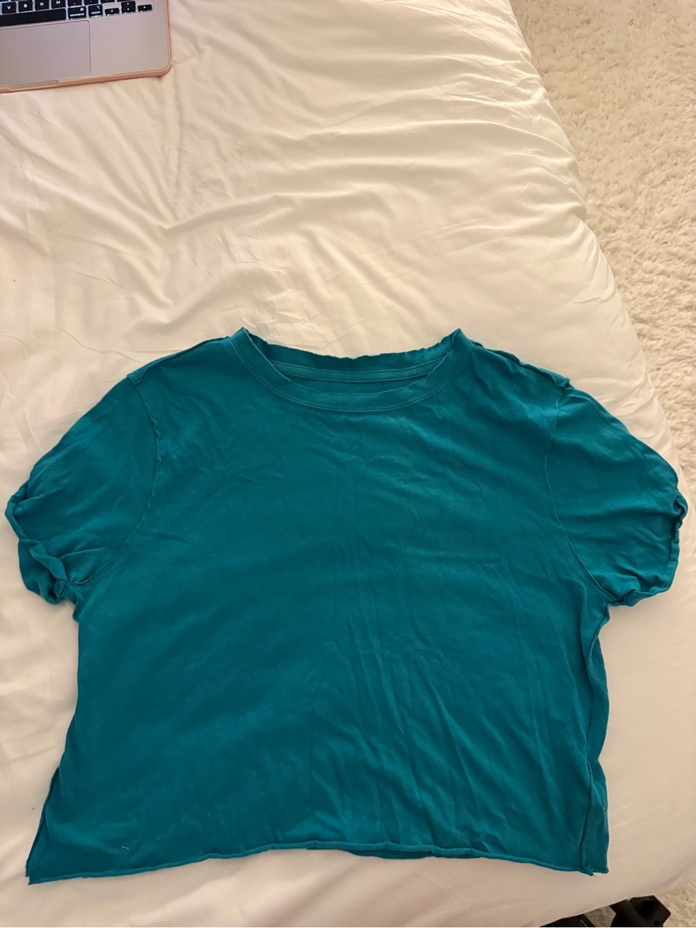 We The Free Teal Short Sleeve Crewneck Tee
